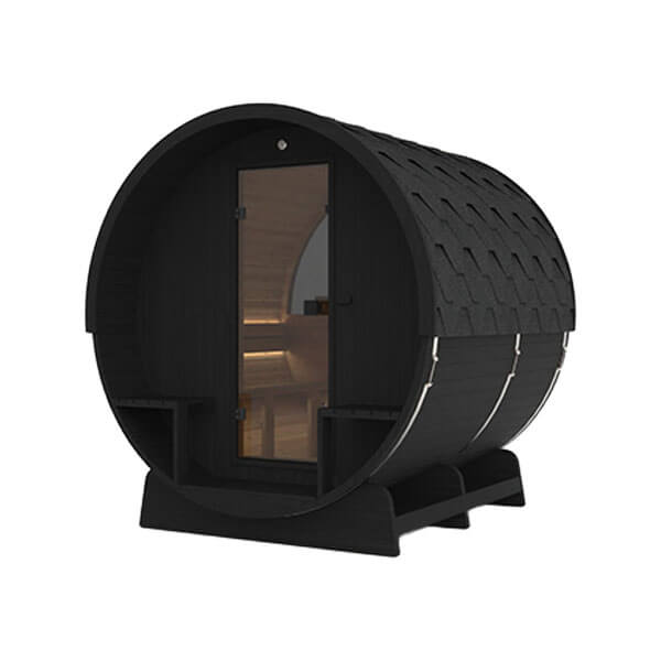 Hekla Sauna Barrel 210 Nero Sauna