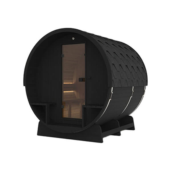 Hekla Sauna Barrel 210 Nero Sauna